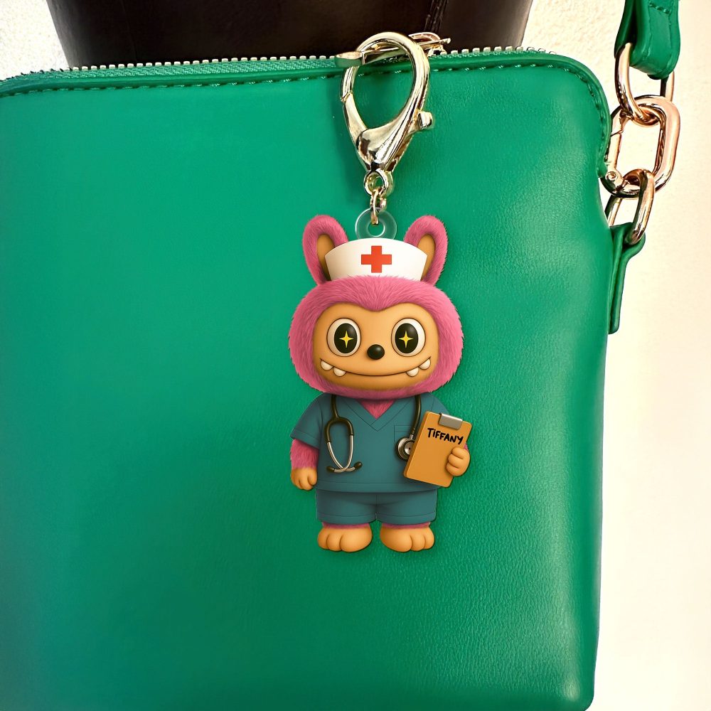 Toothy Goblin Keychain - Personalized Gifts For Nurse 03Ohti170525 - Image 2