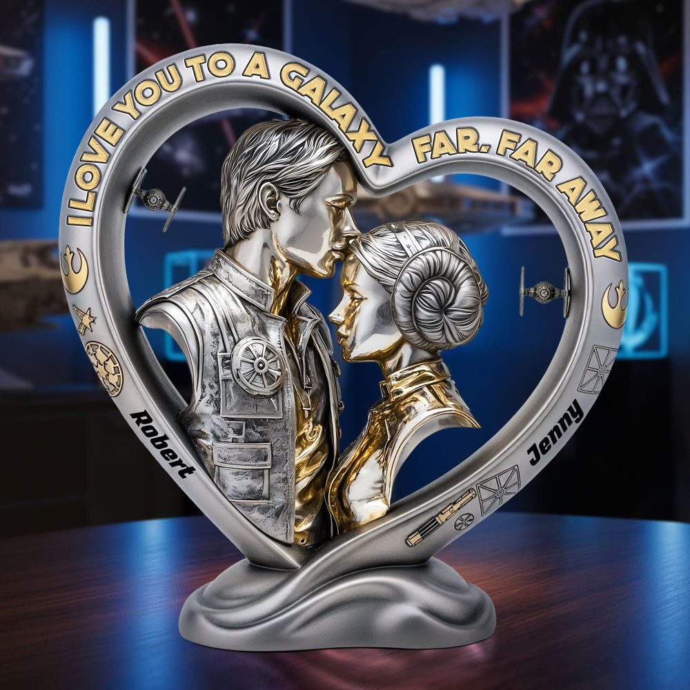Galaxy Couple Plaque - Personalized Gifts For Couple 06Tgti020725 - Image 2