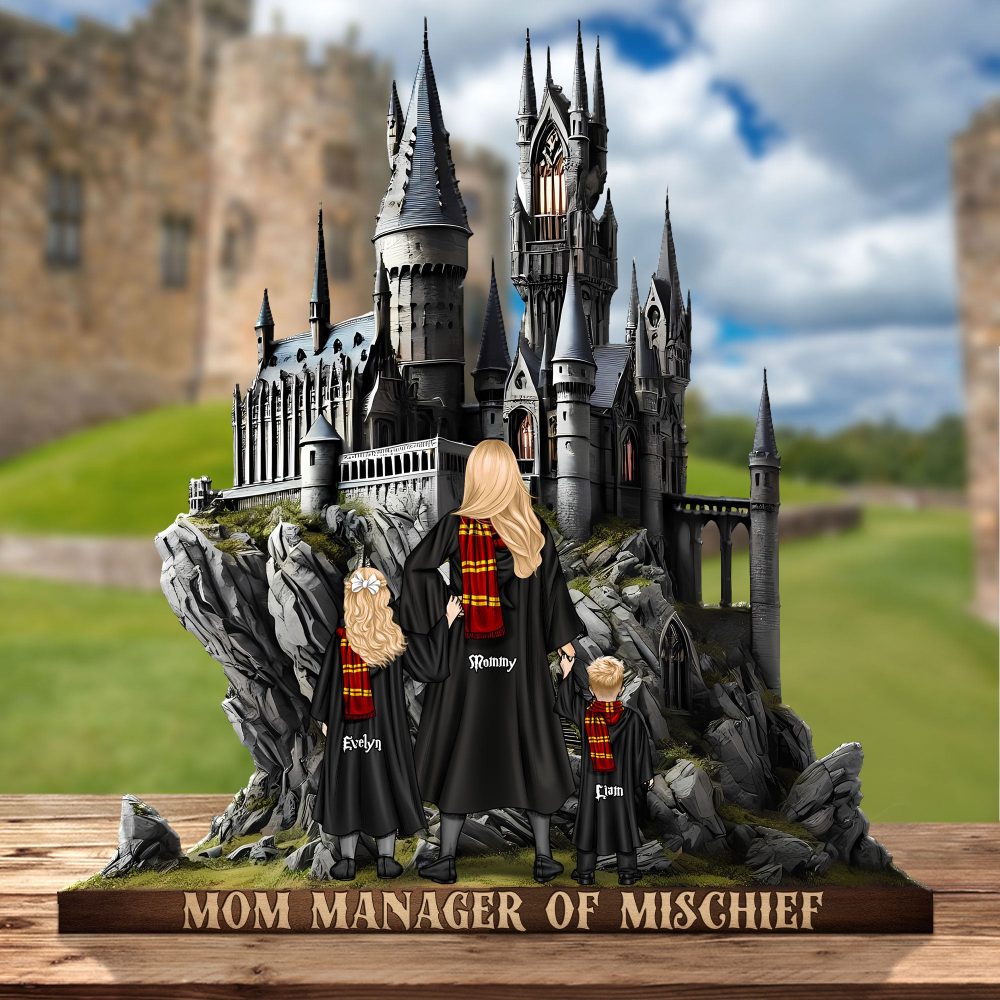 Christmas Magic Mom Plaque – Personalized Gifts For Most Enchanting Mom 02Xqti310325Tm - Image 3