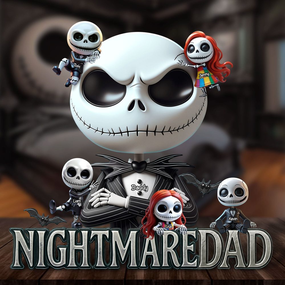 Nightmare Dad Plaque - Personalized Gifts For Dad 03Nati120525 - Image 2