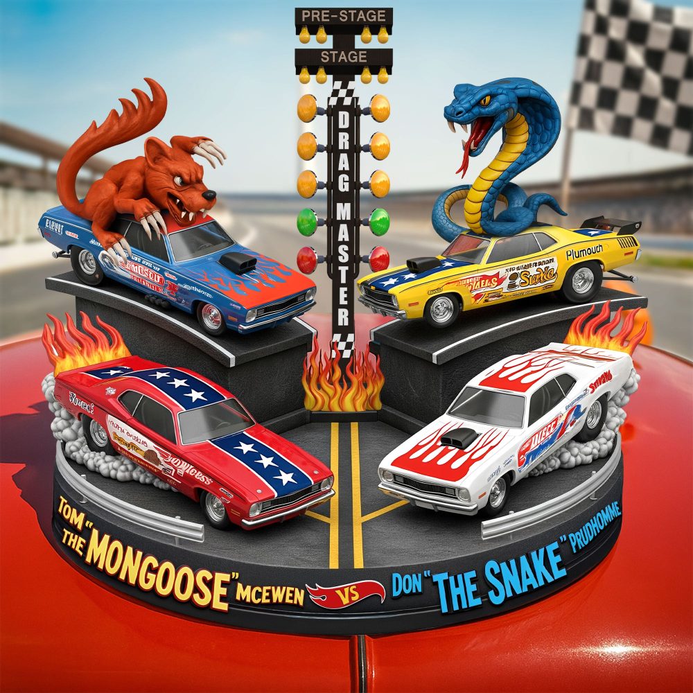 Festive Burnout Showdown – Personalized Drag Racing Gifts For Gearheads 03Qhti040725