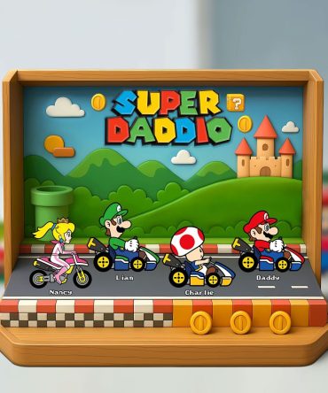 Personalized Gifts For Dad Acrylic Plaque Best Racing Dad 032Nati140425