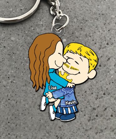 Personalized Gifts For Couple Keychain Couple Kissing 01Acti041224 Reels