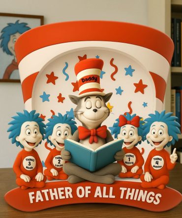Dad Of Little Treasures Acrylic Plaque - Personalized Gifts For Father 03Tgti250425