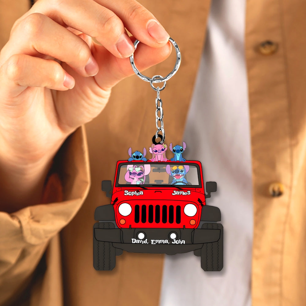 Personalized Gifts For Family Keychain 05Ohdc210624 - Image 4