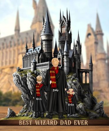 Wizard Dad Plaque - Personalized Gifts For Dad 05Xqti020525