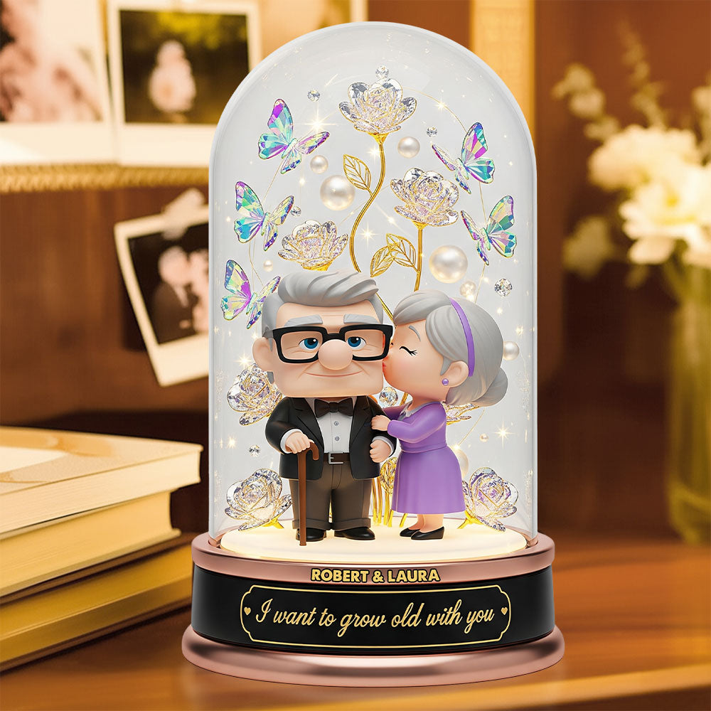 Old Couple Plaque - Personalized Gifts For Couple 02Nati100625