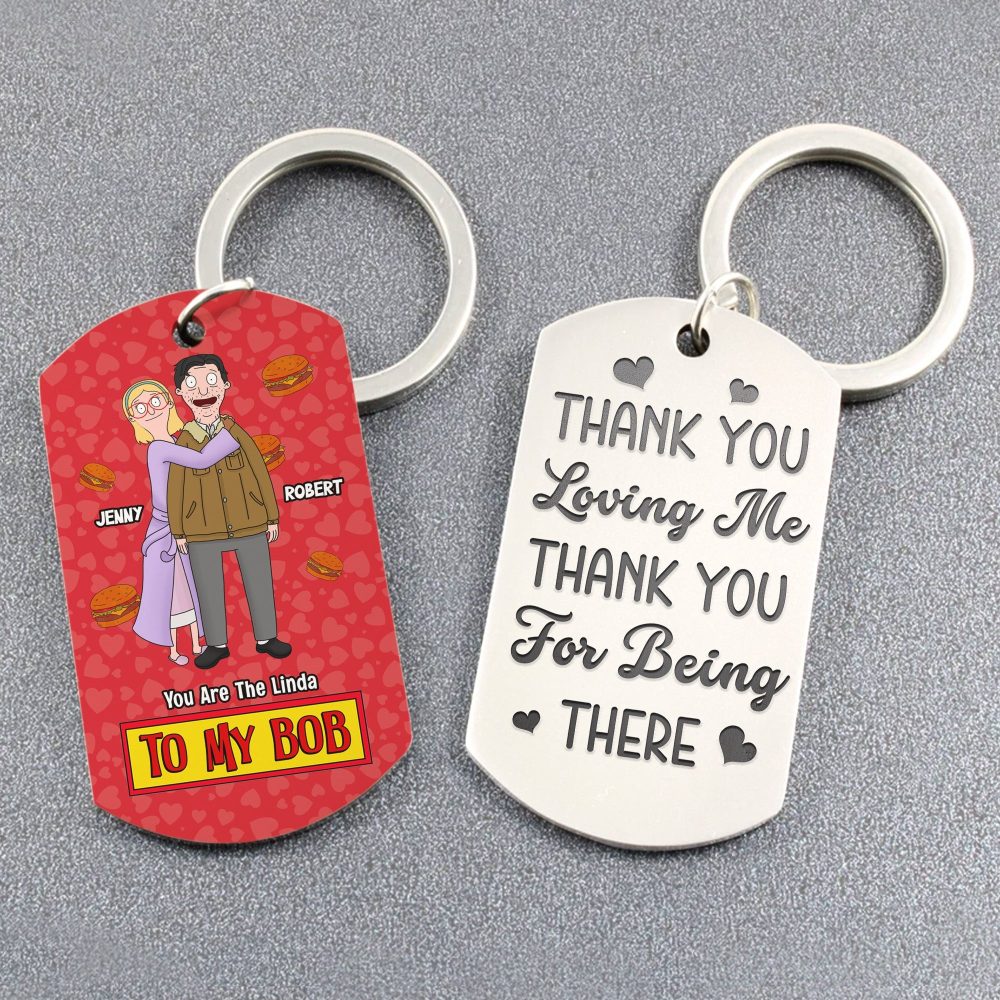 Personalized Gifts For Couple Keychain 02Kati261224Hg