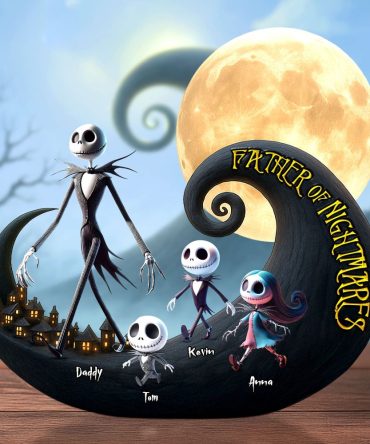 Nightmare Dad Plaque - Personalized Gifts For Dad 01Ohti030525