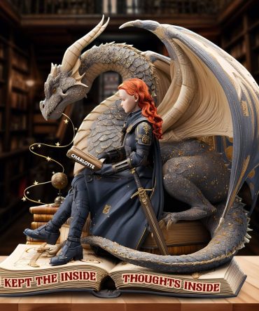 Book Lover Plaque - Personalized Gifts For Book Lovers 05Tgti170525