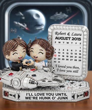 Cute Galaxy Couple Plaque - Personalized Gifts For Couple 02Qhti120725