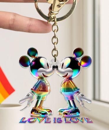 Lgbt Mouse Couple Keychain - Personalized Gifts For Couple 03Tgti270525