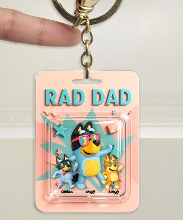 Rad Dad Keychain - Personalized Gifts For Dad 04Kati280425