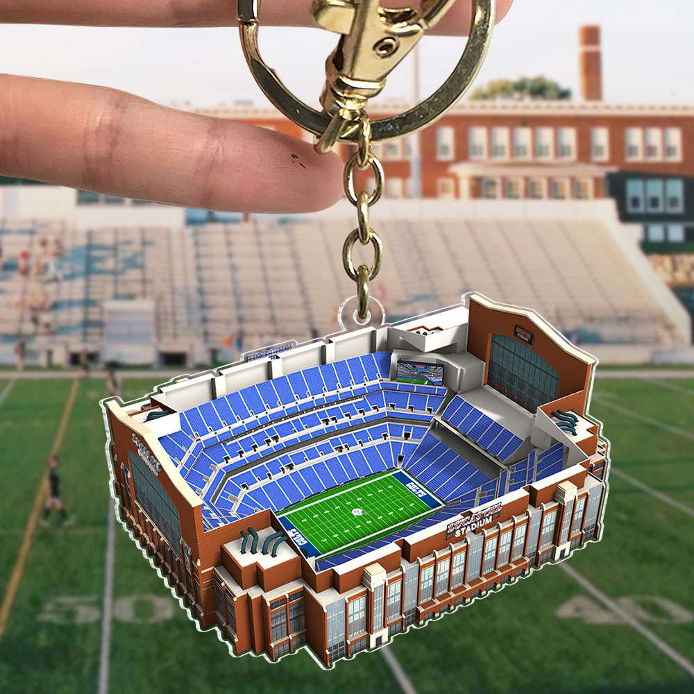 Gifts For Football Fan Keychain 04Qhti041223 American Football Field - Image 3