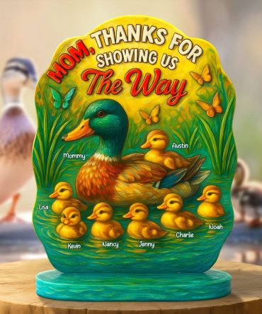 Personalized Gifts For Mom Plaque Thanks For Showing Us The Way