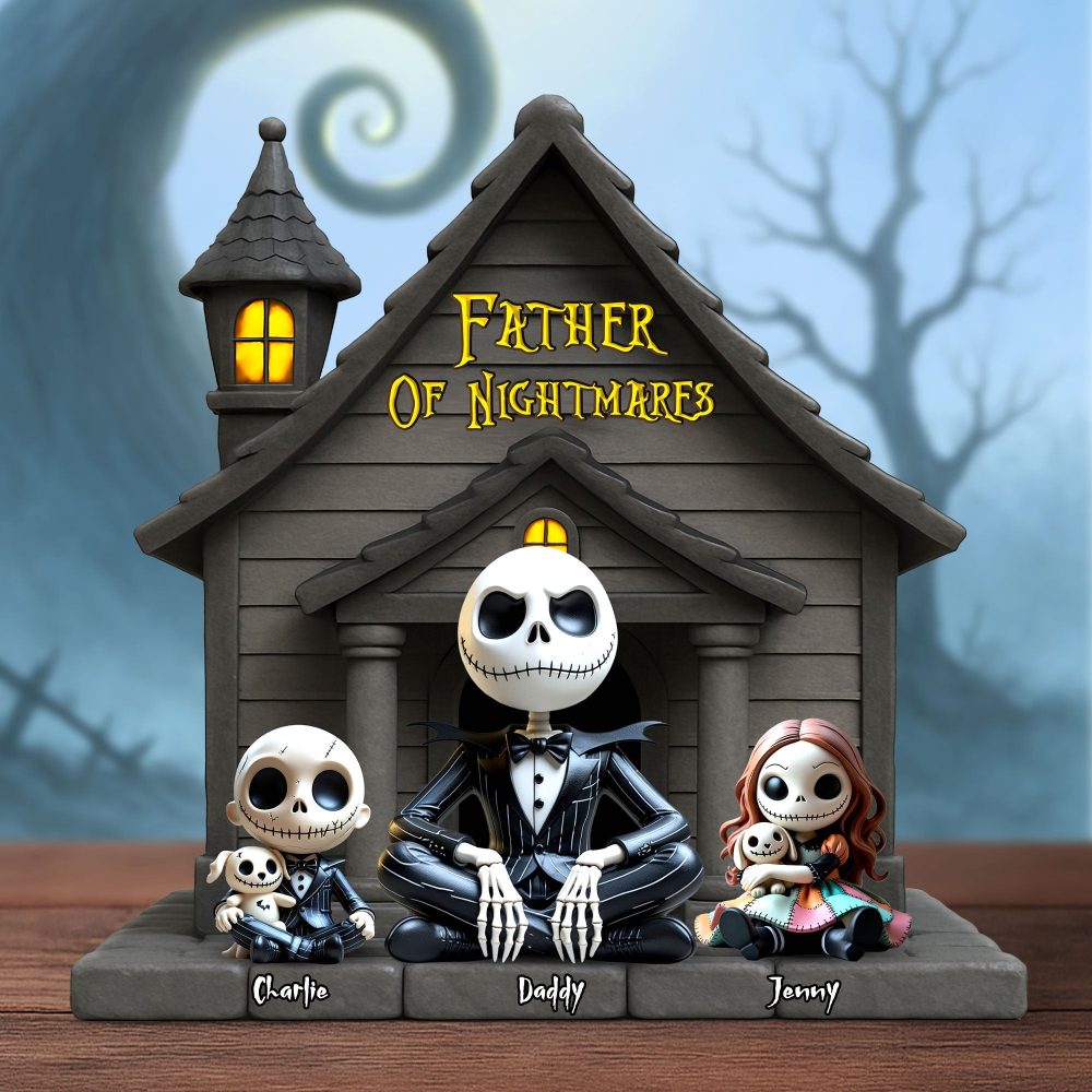 Nightmare Dad Plaque - Personalized Gifts For Dad 05Nati030525 - Image 2