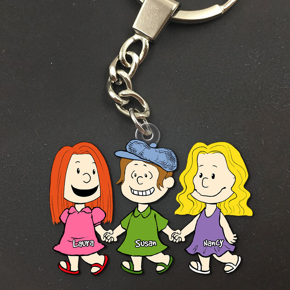 Personalized Gifts For Best Friends Keychain 05Acti150125 - Image 3