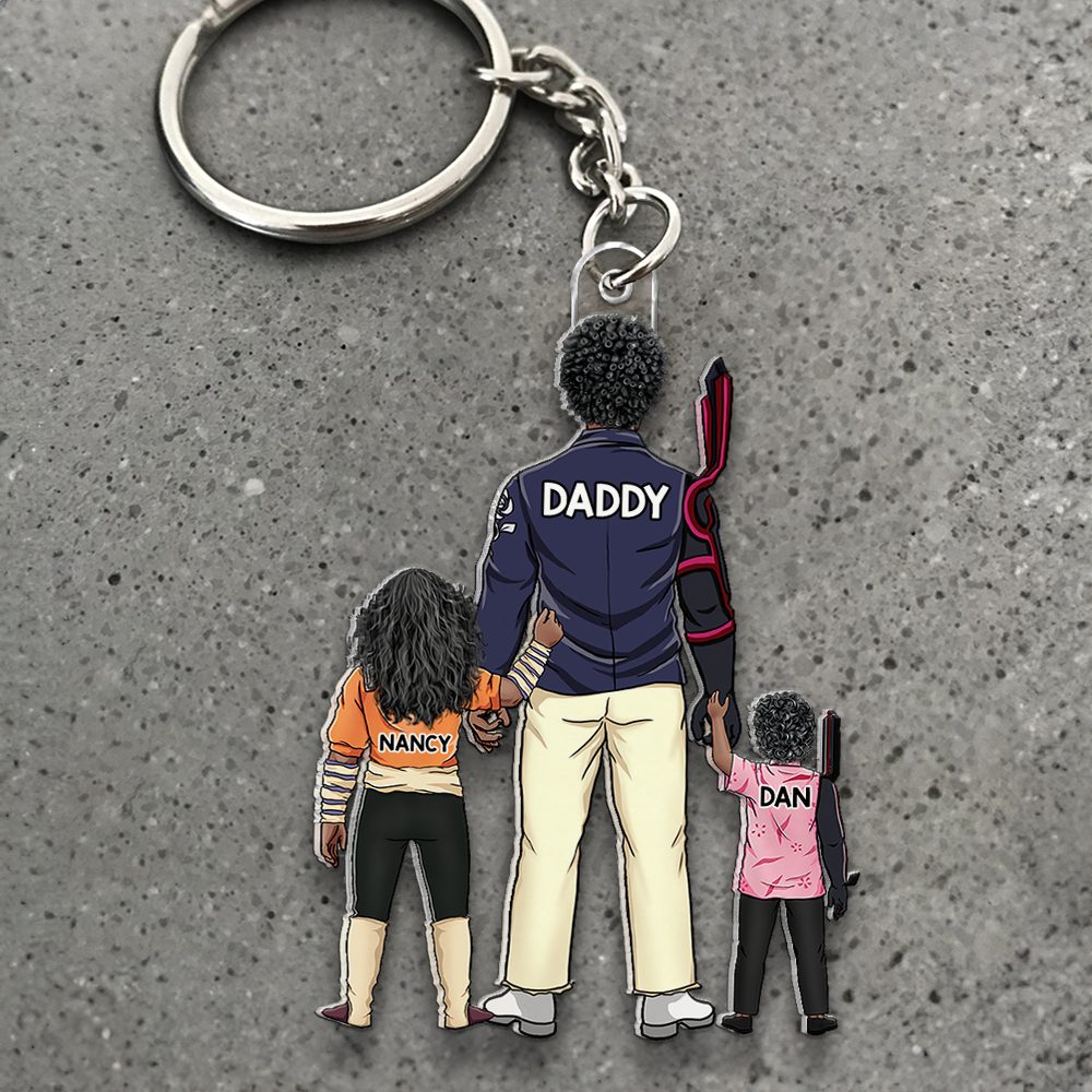 Dad Keychain - Personalized Gifts For Dad 04Qhhu070525Hg - Image 3