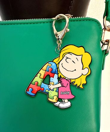 Personalized Gifts For Autism Awareness Keychain 03Kati190225Hg