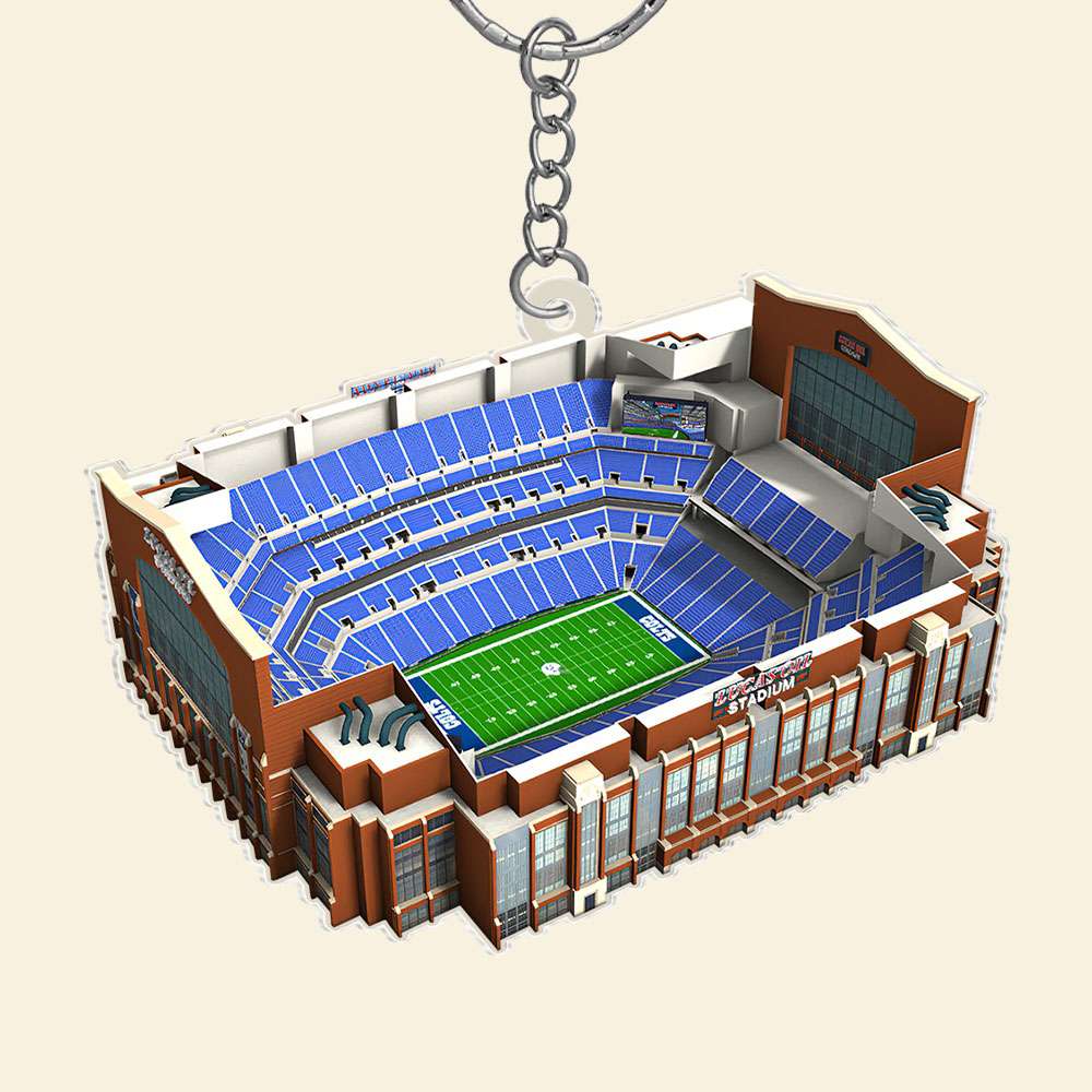 Gifts For Football Fan Keychain 04Qhti041223 American Football Field - Image 6