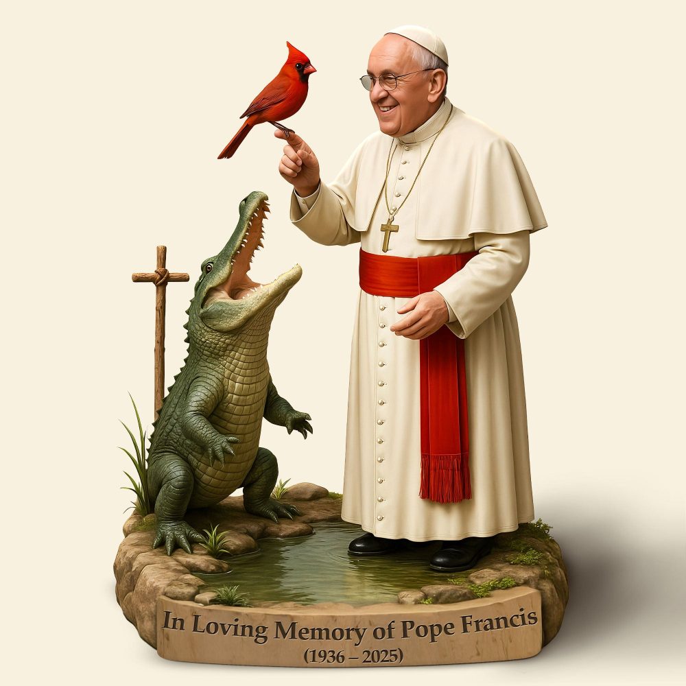 In Loving Memory Of Pope Francis Plaque - Gift For Christian 01Ohti220425 - Image 3