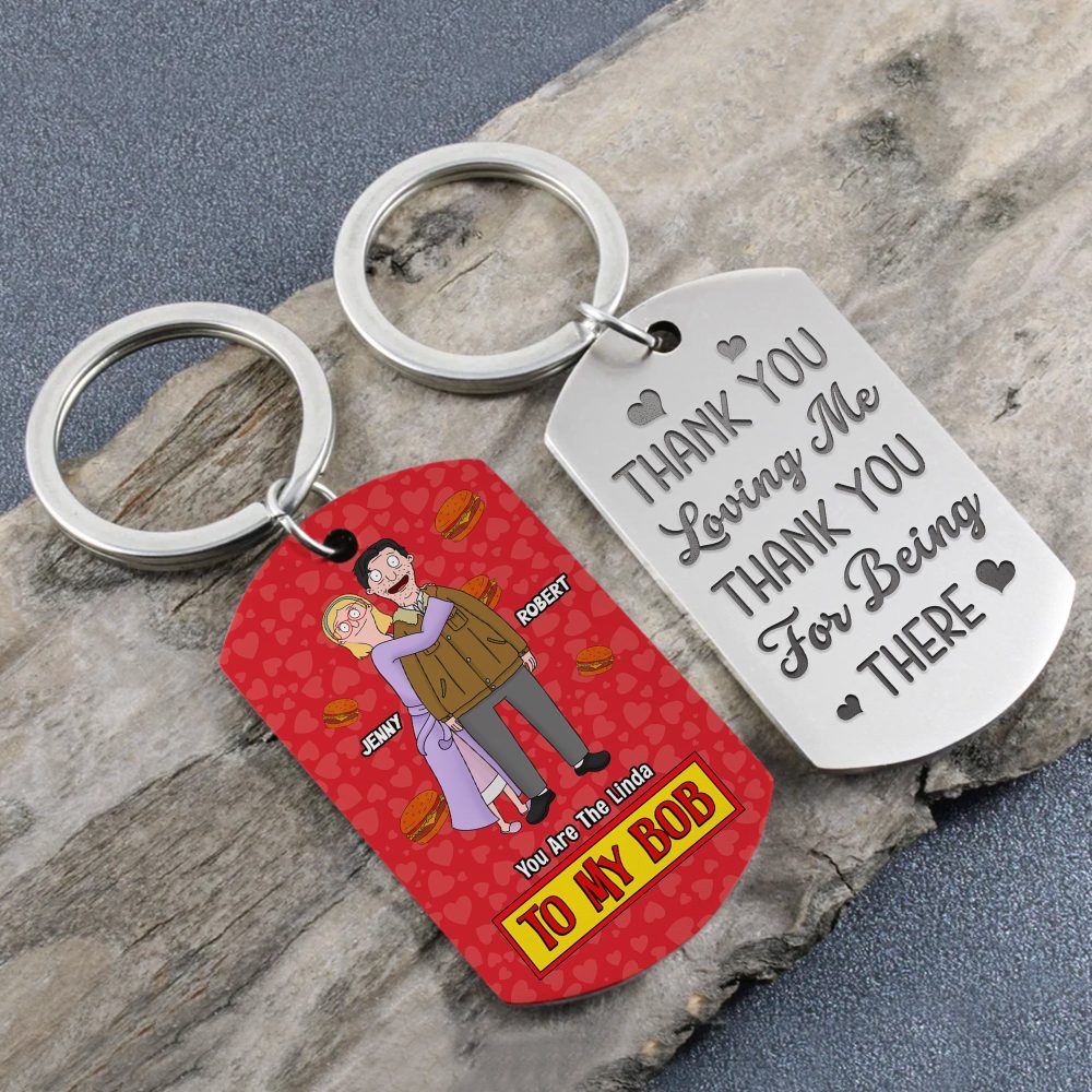 Personalized Gifts For Couple Keychain 02Kati261224Hg - Image 3