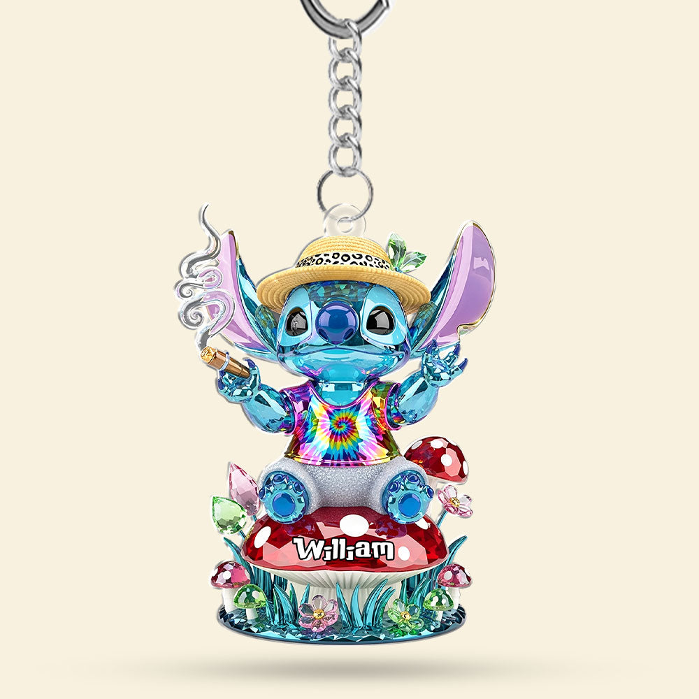 Smoking Monster Keychain - Personalized Gifts For Movie Lovers 01Toti160625 - Image 3