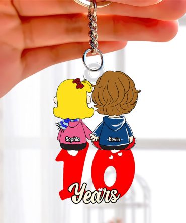 Personalized Gifts For Couple Keychain 04Ohti031224Hg