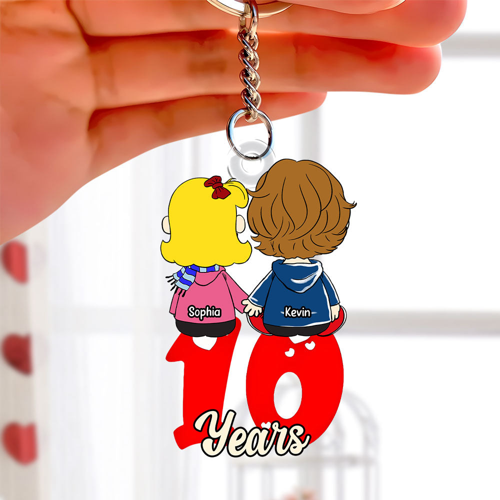 Personalized Gifts For Couple Keychain 04Ohti031224Hg