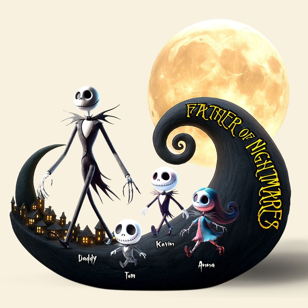 Nightmare Dad Plaque - Personalized Gifts For Dad 01Ohti030525 - Image 2