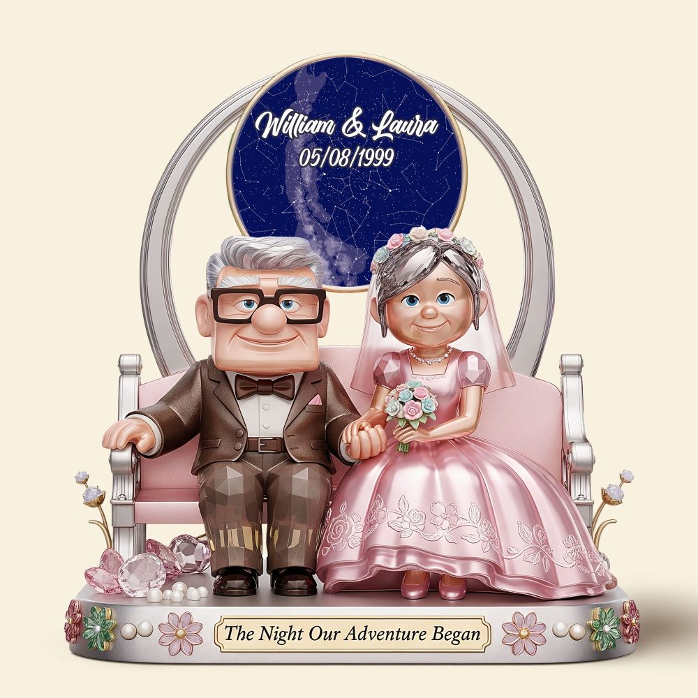 Old Couple Plaque - Personalized Gifts For Couple 01Nati230625 - Image 2