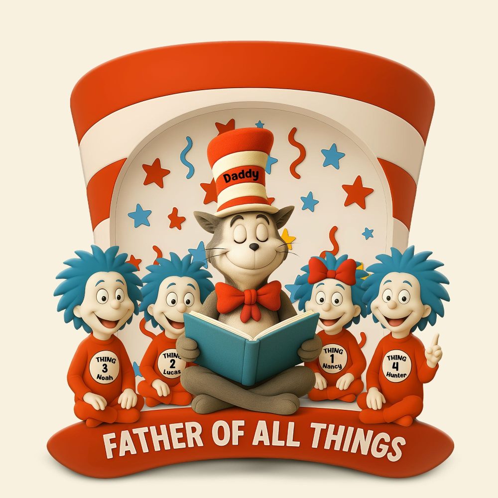 Dad Of Little Treasures Acrylic Plaque - Personalized Gifts For Father 03Tgti250425 - Image 3