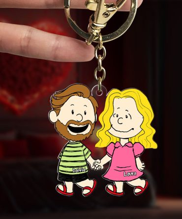 Personalized Gifts For Couple Keychain Holding Hands 04Acti150125