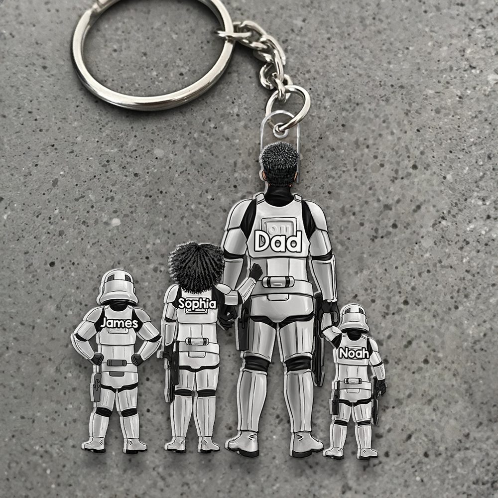 Galaxy Dad Keychain - Personalized Gifts For Dad 02Qhhu070525Hg - Image 3