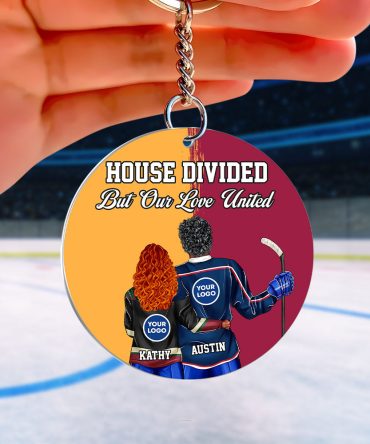 Personalized Gifts For Hockey Couple Keychain 04Huti240125