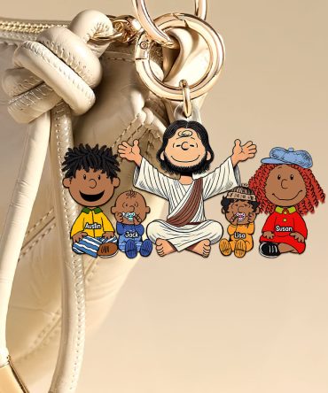 Personalized Gifts For Jesus Family Keychain 04Ohti180125
