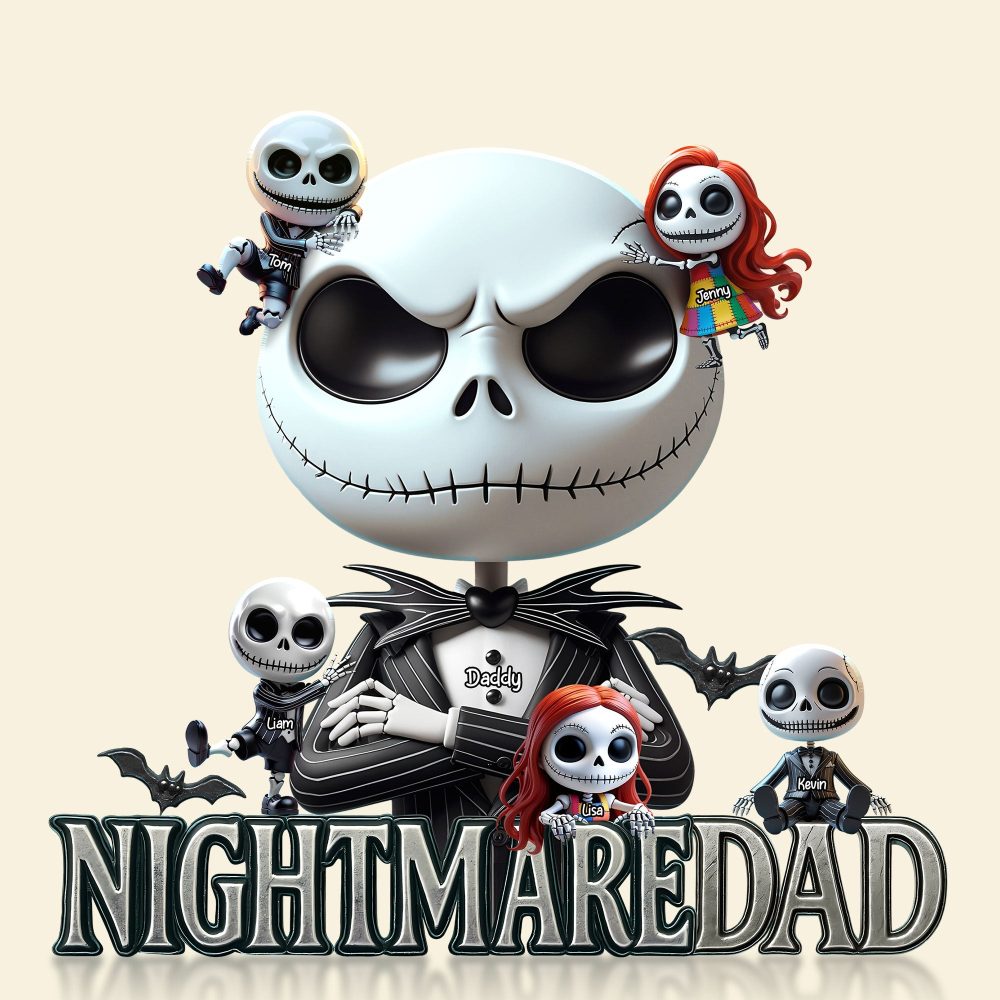 Nightmare Dad Plaque - Personalized Gifts For Dad 03Nati120525 - Image 3