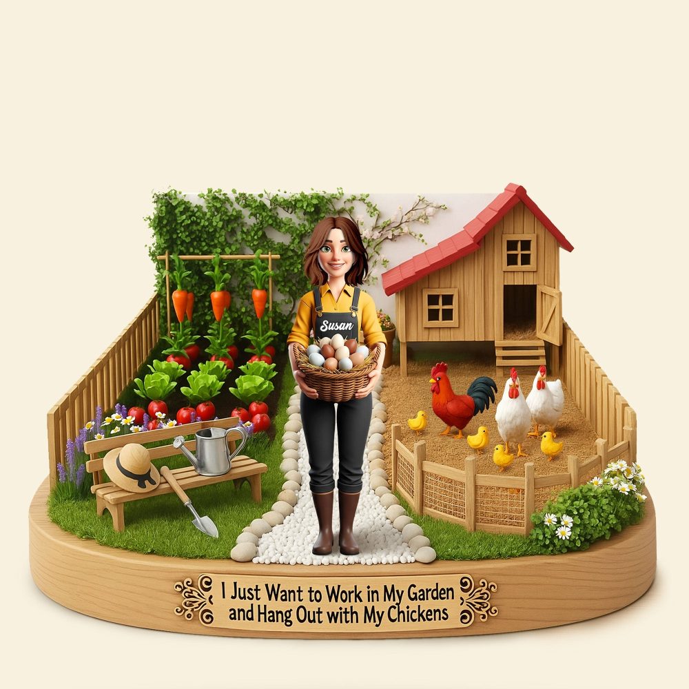 Farm Girl Plaque - Personalized Gifts For Farmers 01Nati250625 - Image 3