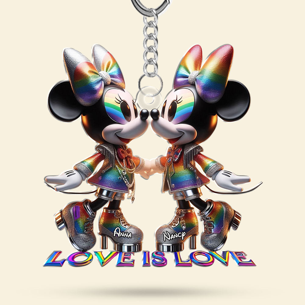 Lgbt Mouse Couple Keychain - Personalized Gifts For Couple 03Tgti270525 - Image 3