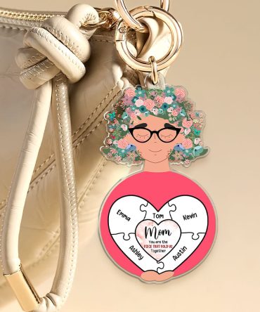 Personalized Gifts For Mom Keychain 04Huti280225