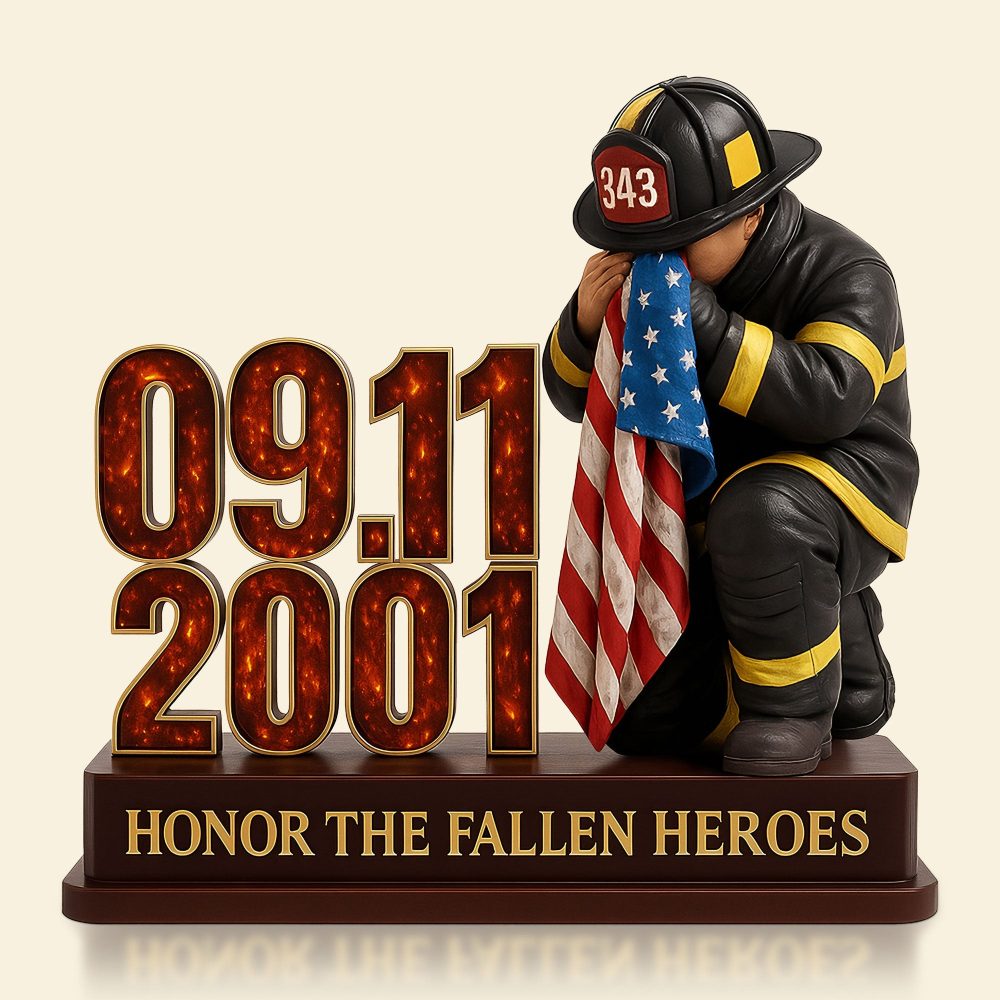 Fallen Firefighter Plaque - Personalized Gifts For Firefighter 02Pgti060825 - Image 3