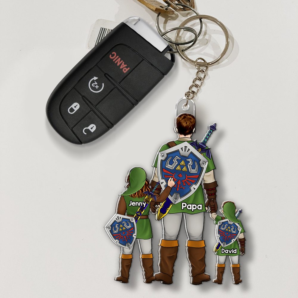 Dad Keychain - Personalized Gifts For Dad 01Qhhu070525Hg - Image 4