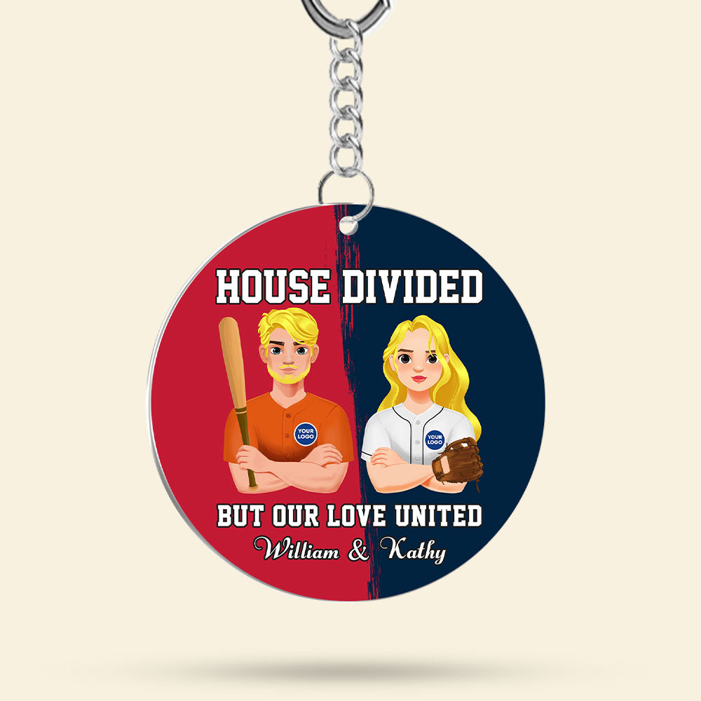 Personalized Gifts For Baseball Couple Keychain 03Huti230125Hg - Image 3