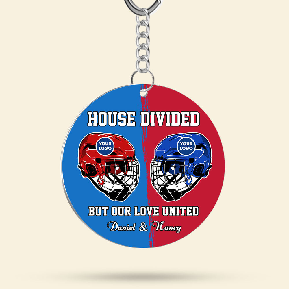 Personalized Gifts For Hockey Couple Keychain 05Huti240125 - Image 4