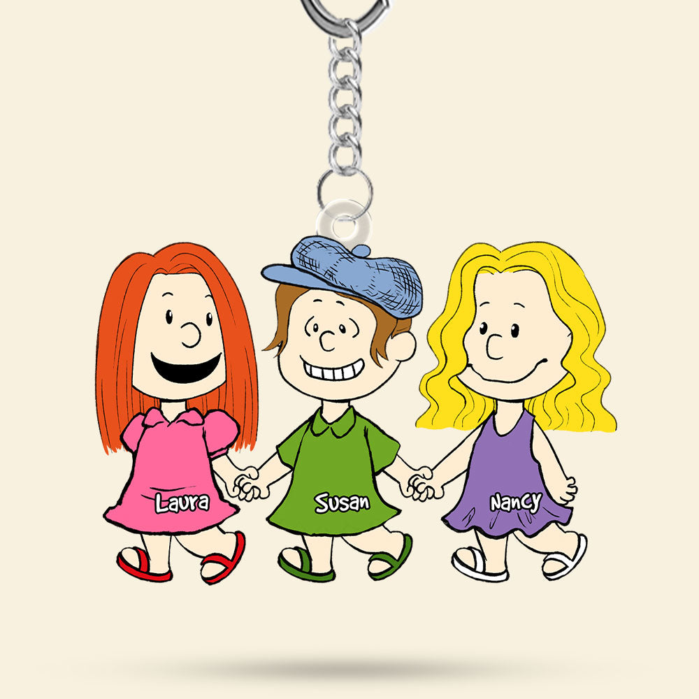 Personalized Gifts For Best Friends Keychain 05Acti150125 - Image 4