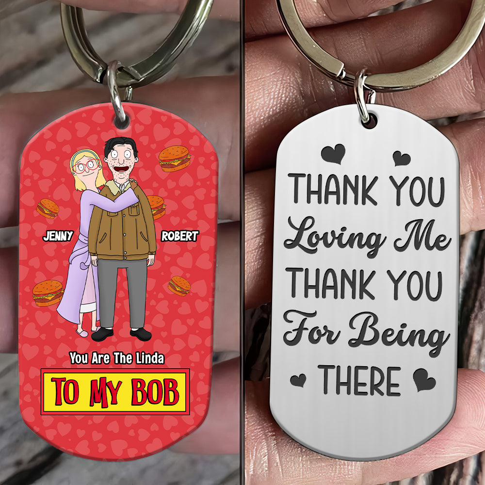 Personalized Gifts For Couple Keychain 02Kati261224Hg - Image 2