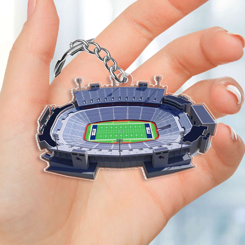 Gifts For Football Fan Keychain 04Qhti041223 American Football Field - Image 4