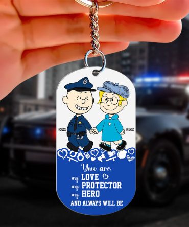 Personalized Gifts For Couple Keychain, Custom Job Costume 02Qhti130125Hg
