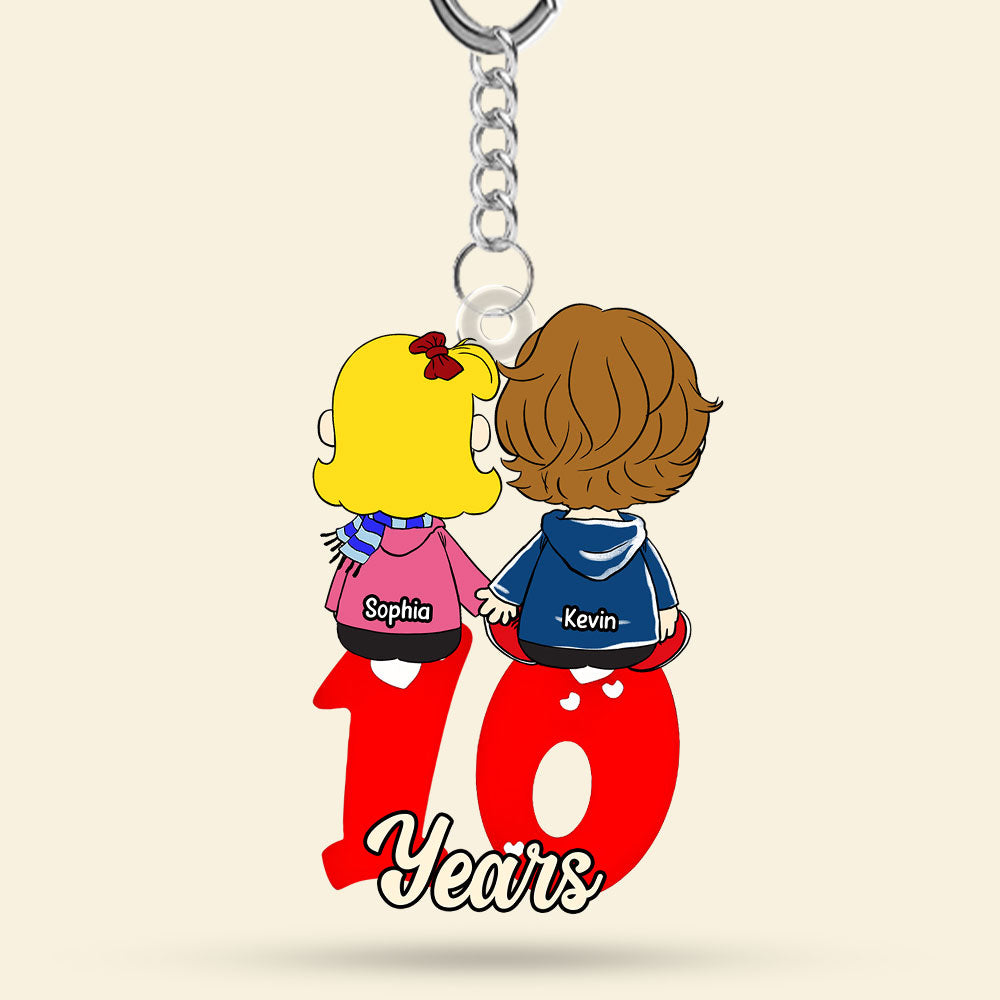 Personalized Gifts For Couple Keychain 04Ohti031224Hg - Image 4