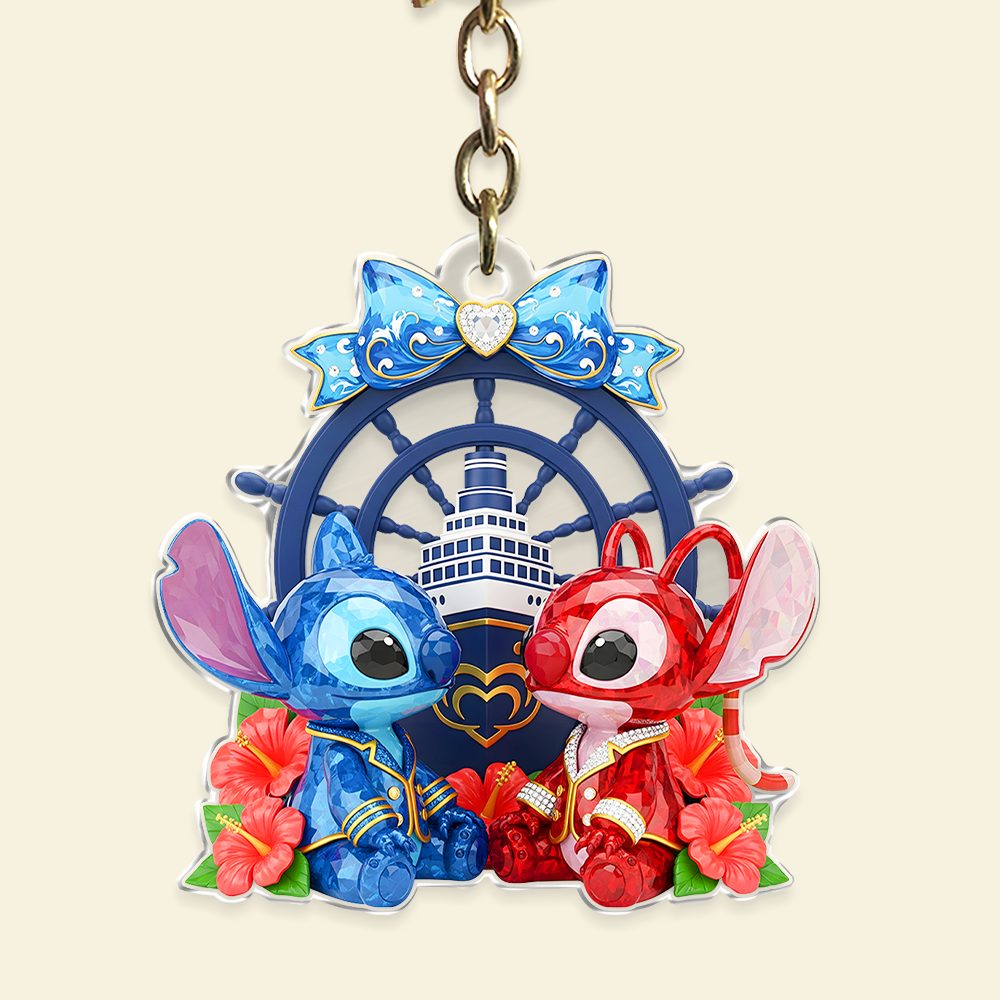 Cruise Ship Couple Acrylic Keychain - Personalized Gifts For Couples 07Napu280525 - Image 5